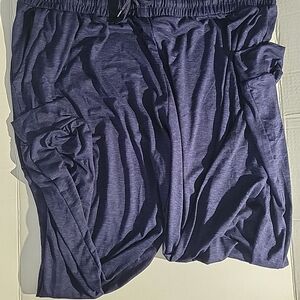 Real Essentials Women's Navy Athletic Soft Airy Lightweight Joggers Size 1X